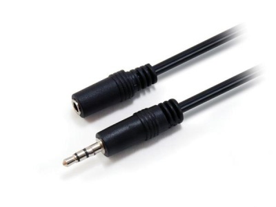 Audio hosszabbítókábel, 3,5 mm jack, 2,5 m, EQUIP