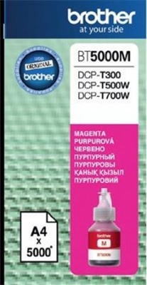 BT5000M Tinta DCP T-300, 500W, 700W nyomtatókhoz, BROTHER, magenta, 5k